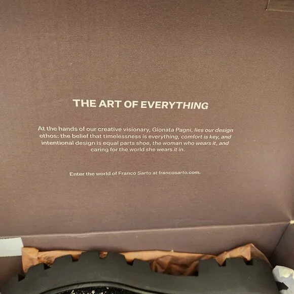 Franco Sarto Black Glitter Loafers - Picture 12 of 13